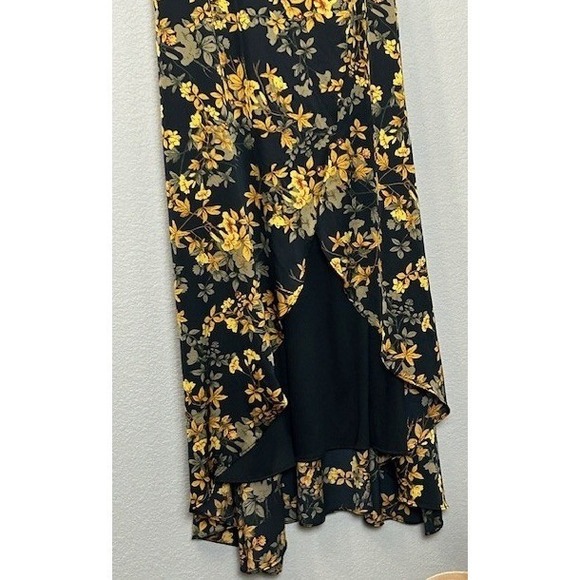 Baltic Born Floral True Wrap Maxi Dress Plus Size 3X High Low Wedding Romantic - Picture 12 of 16